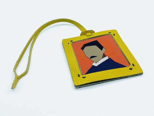 Celebrity series - Nikola Tesla - Leather Puzzle DIY Material Package